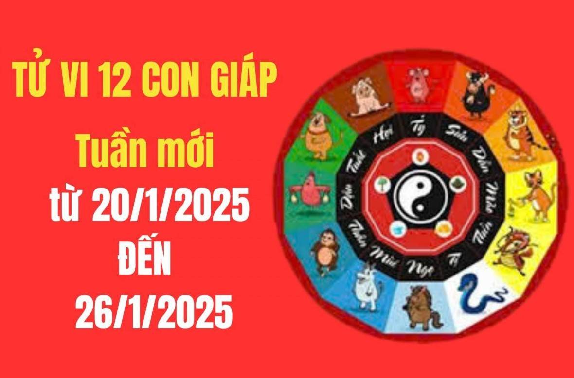 Tử vi tuần mới từ 20/01 – 26/01/2025: 4 Tuổi vận trình may mắn, nhiều tài lộc