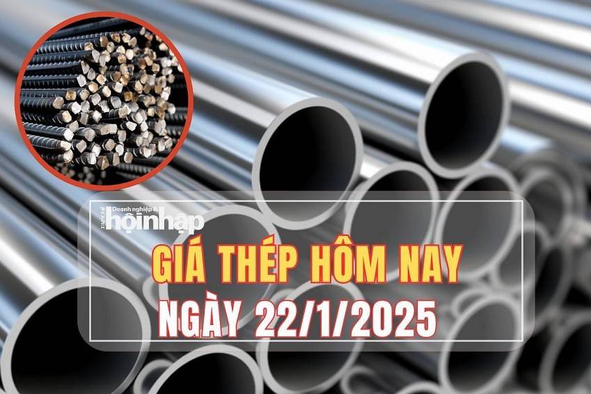 Giá thép hôm nay 22/1: Giá thép trên sàn Thượng Hải tiếp tục giảm, thép trong nước đi ngang