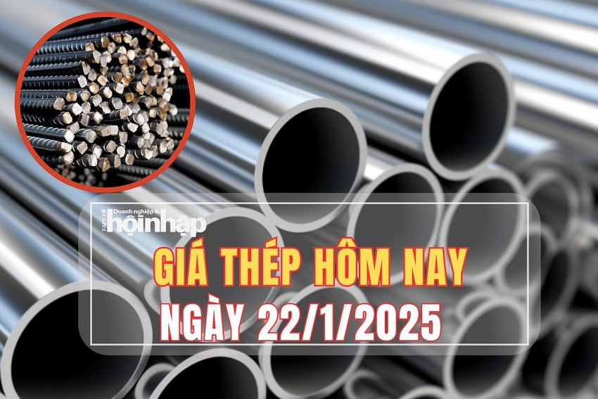 Giá thép hôm nay 22/1: Giá thép trên sàn Thượng Hải tiếp tục giảm, thép trong nước đi ngang