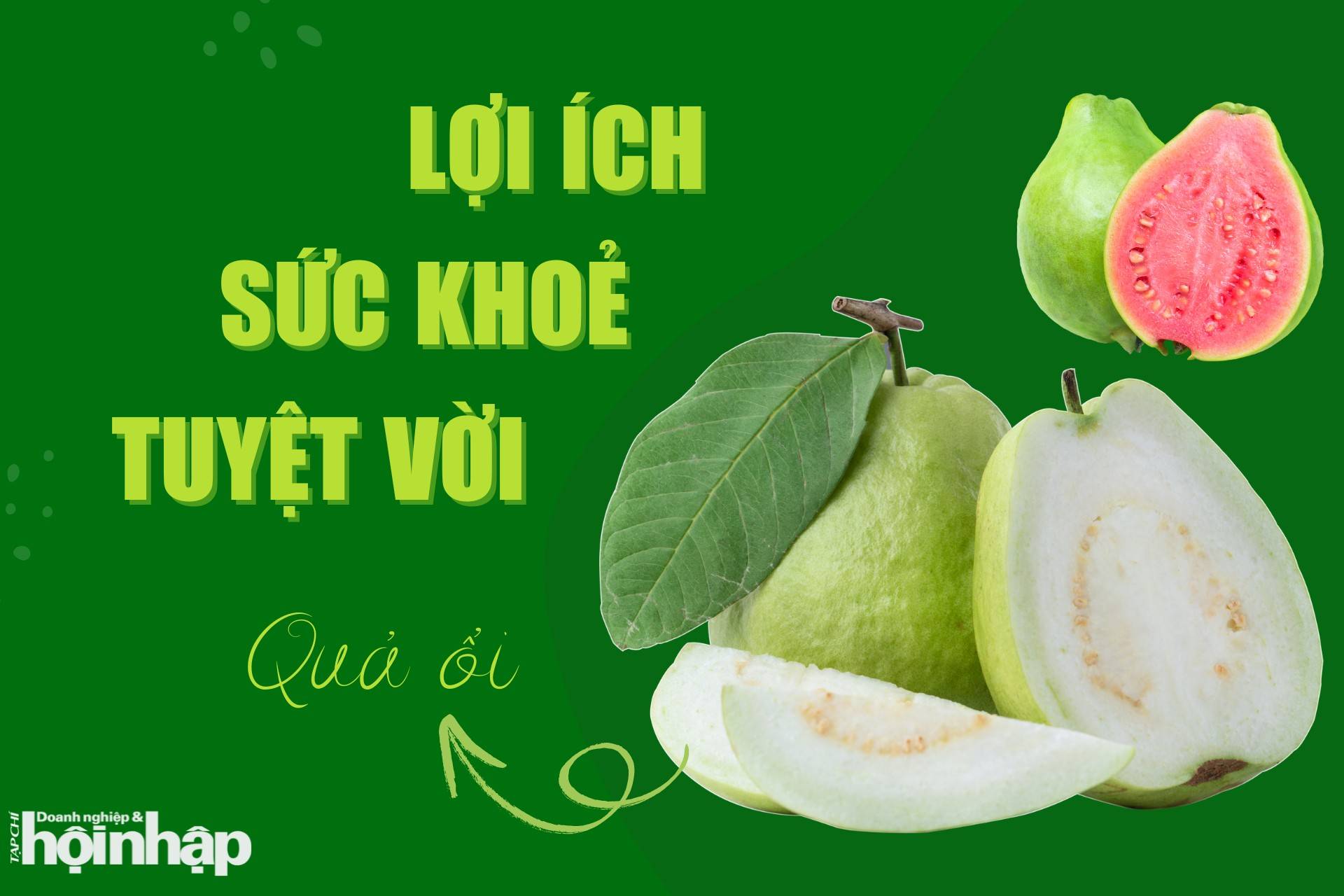 Lợi ích sức khoẻ tuyệt vời của quả ổi 