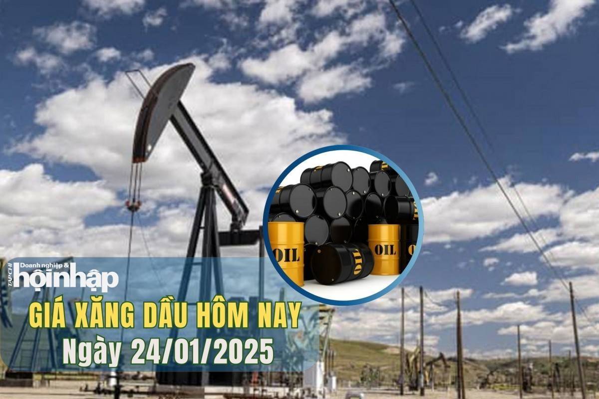 Giá xăng dầu hôm nay 24/1: Giá dầu WTI và Brent giảm liên tiếp