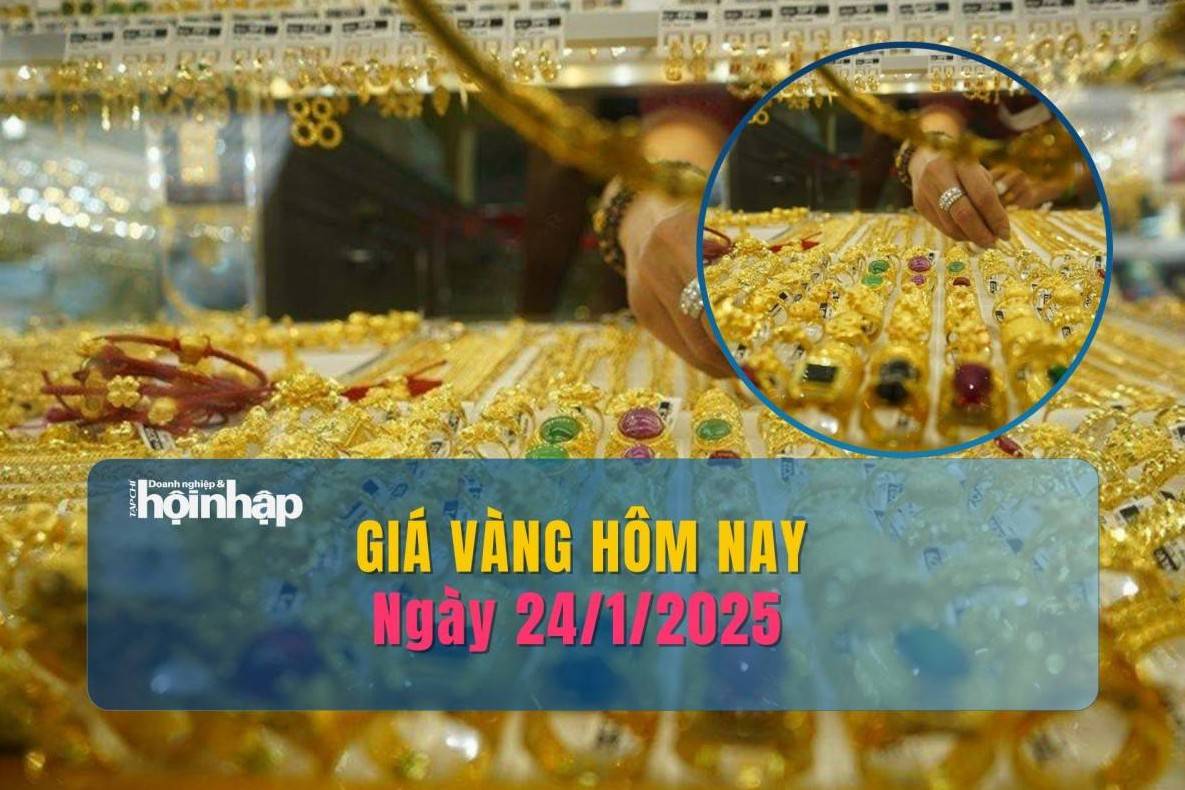 Giá vàng hôm nay 24/1: Vàng nhẫn tròn trơn bán ra từ 88 triệu đồng/lượng