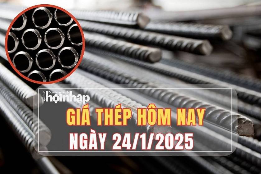 Giá thép hôm nay 24/1: Giá thép trên sàn Thượng Hải giảm phiên thứ 4 liên tiếp, trong nước ổn định