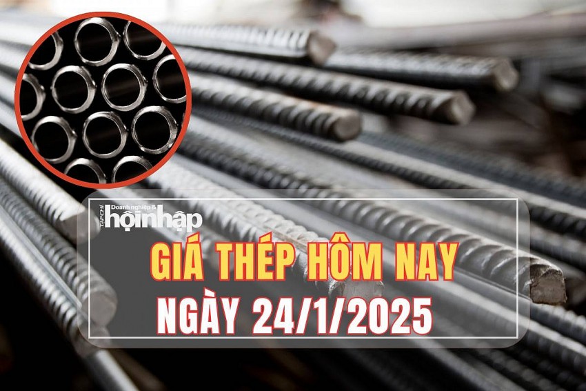 Giá thép hôm nay 24/1: Giá thép trên sàn Thượng Hải giảm phiên thứ 4 liên tiếp, trong nước ổn định