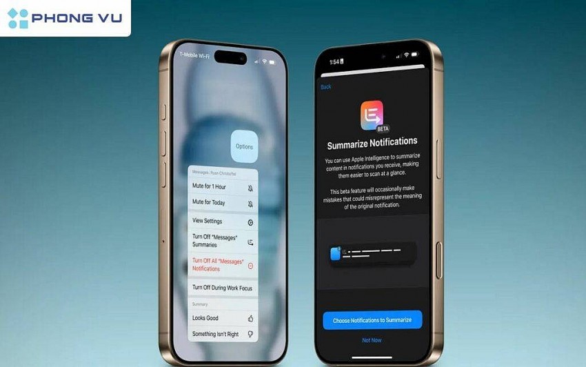 Summarize Notifications được giới thiệu lần đầu tiên với iOS 18