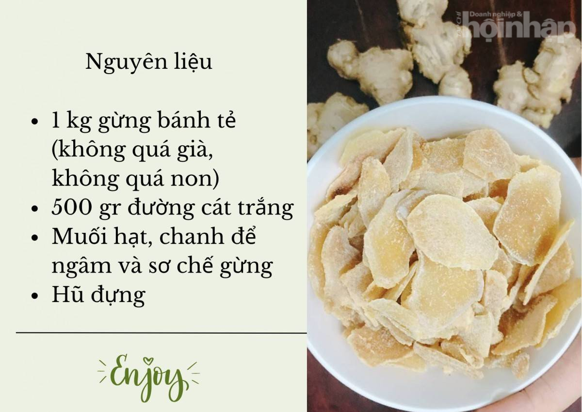 Bật mí công dụng tuyệt vời của mứt gừng trong ngày Tết