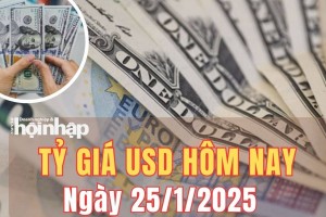 Tỷ giá USD hôm nay 25/1/2025: Đồng USD thế giới giảm mạnh