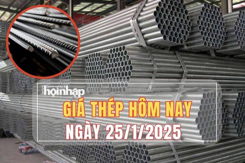 Giá thép hôm nay 25/1: Giá thép trên sàn Thượng Hải tăng trở lại, trong nước giữ nguyên giá bán