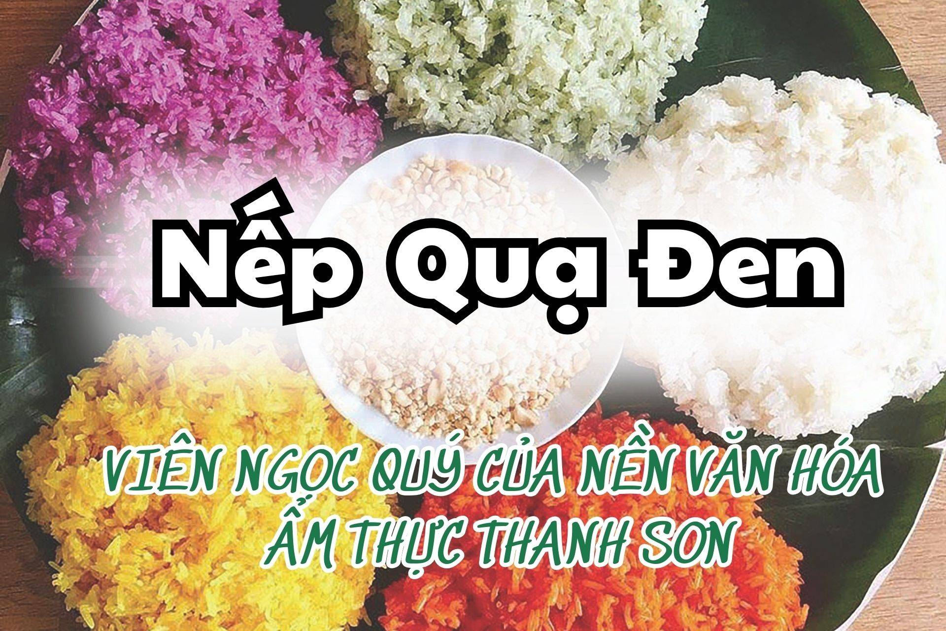 Nếp Quạ Đen: Viên ngọc quý của nền văn hóa ẩm thực Thanh Sơn