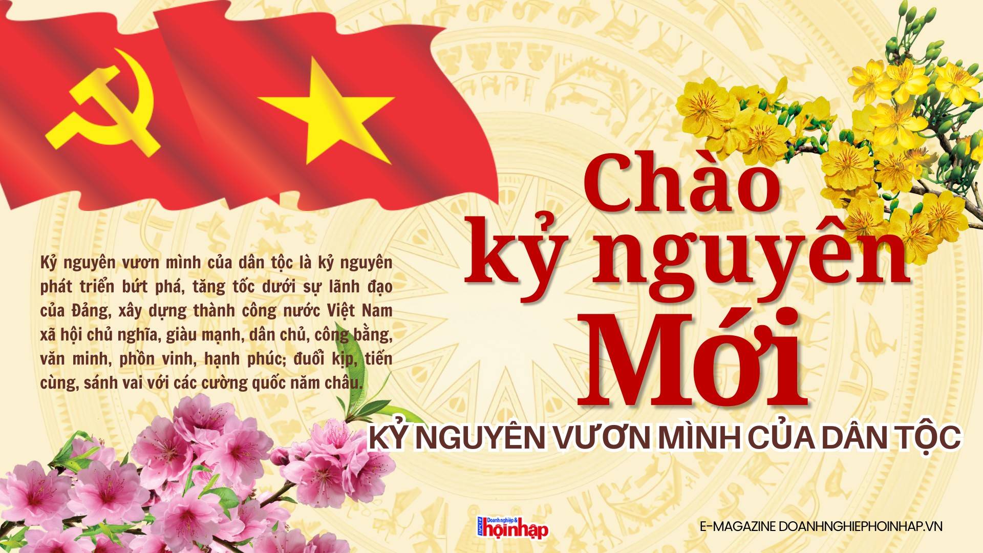 Chào kỷ nguyên mới, kỷ nguyên vươn mình của dân tộc