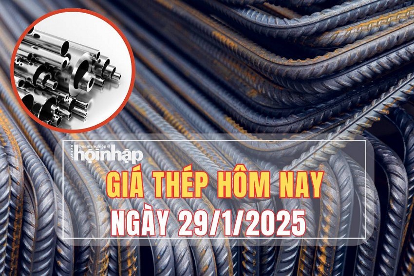 Giá thép hôm nay 29/1: Giá thép trên sàn Thượng Hải giảm, trong nước ổn định Giá thép hôm nay 29/1: Giá thép trên sàn Thượng Hải giảm, trong nước ổn định