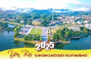Chào Xuân 2025: Yên Bái tự tin cùng cả nước bước vào kỷ nguyên mới