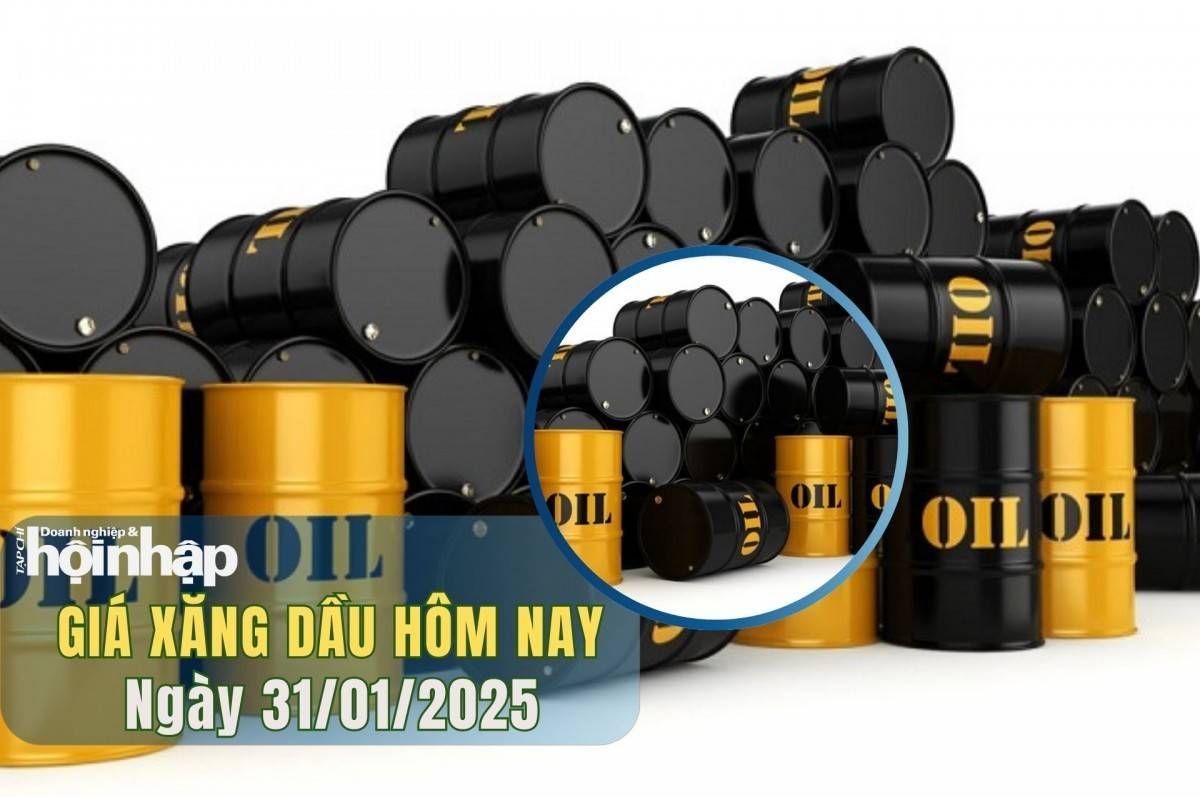 Giá xăng dầu hôm nay 31/1: Giá dầu WTI và Brent đồng loạt tăng