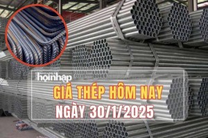 Giá thép hôm nay 30/1: Giá thép trên sàn Thượng Hải tiếp đà giảm