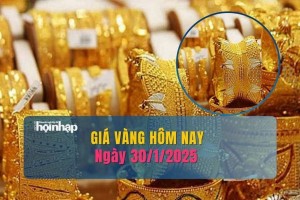 Giá vàng hôm nay 30/1: Giá vàng thế giới giảm nhẹ