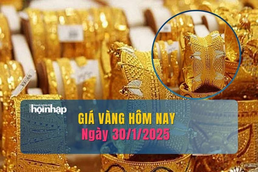 Giá vàng hôm nay 30/1: Giá vàng thế giới giảm nhẹ