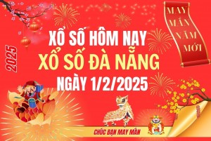 XSDNA 1/2, Kết quả xổ số Đà Nẵng hôm nay 1/2/2025, Trực tiếp XSDNA ngày 1 tháng 2