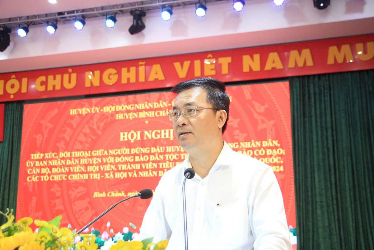 Võ Đức Thanh - Phó Bí thư Huyện ủy, Chủ tịch Ủy ban nhân dân huyện Bình Chánh 