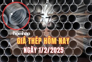 Giá thép hôm nay 1/2: Giá thép trên sàn Thượng Hải giữ đà giảm, thép trong nước ổn định