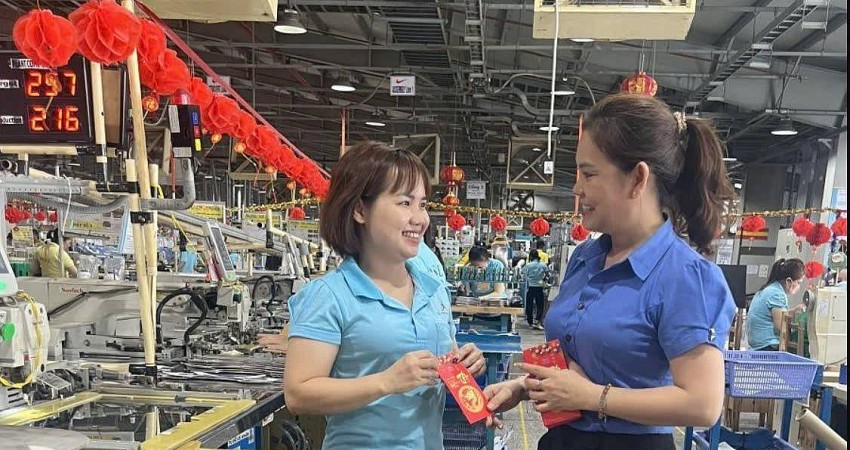 Đồng Nai: Doanh nghiệp dự kiến chi gần chục tỉ đồng lì xì cho công nhân lao động trở lại làm việc sau Tết