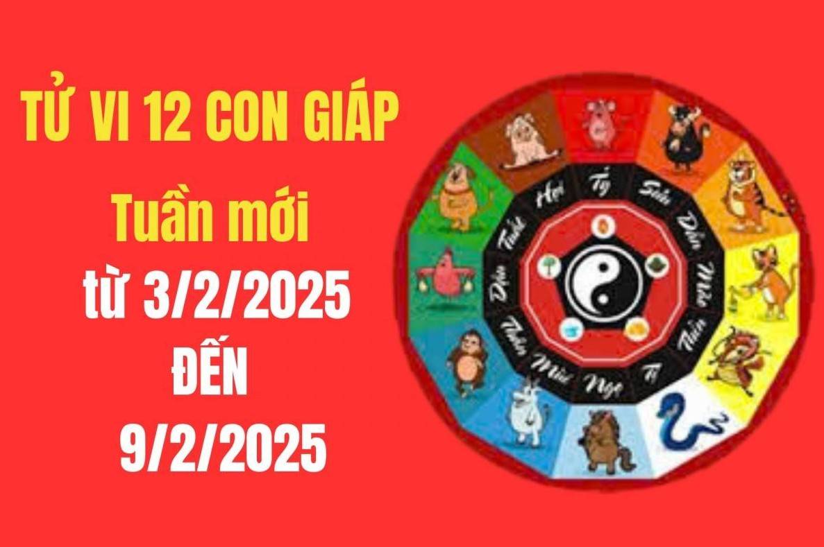 Tử vi tuần mới 12 con giáp từ 03/02 – 09/02/2025 sẽ cung cấp cho bạn những dự đoán chi tiết về Tài chính, công việc, sức khỏe và tình cảm