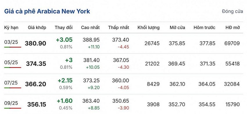 Giá cà phê hôm nay 4/2/2025: Giá cà phê trong nước tăng mạnh từ 1.700 - 1.900 đồng/kg