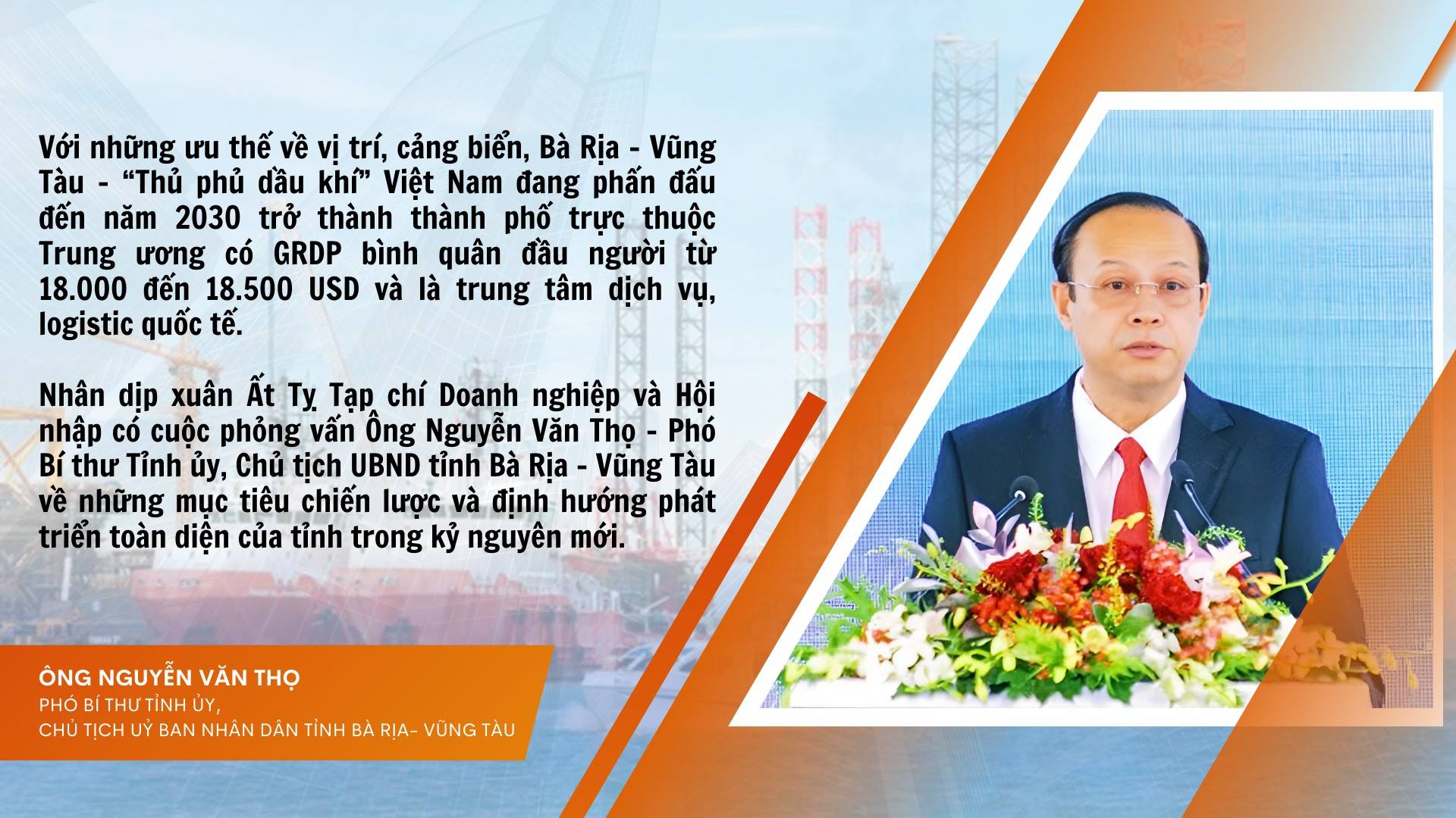 “Thủ phủ dầu khí” Việt Nam vươn mình trở thành cực tăng trưởng Đông Nam Bộ