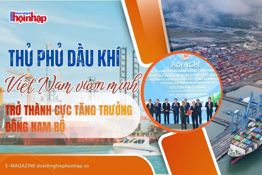 “Thủ phủ dầu khí” Việt Nam vươn mình trở thành cực tăng trưởng Đông Nam Bộ