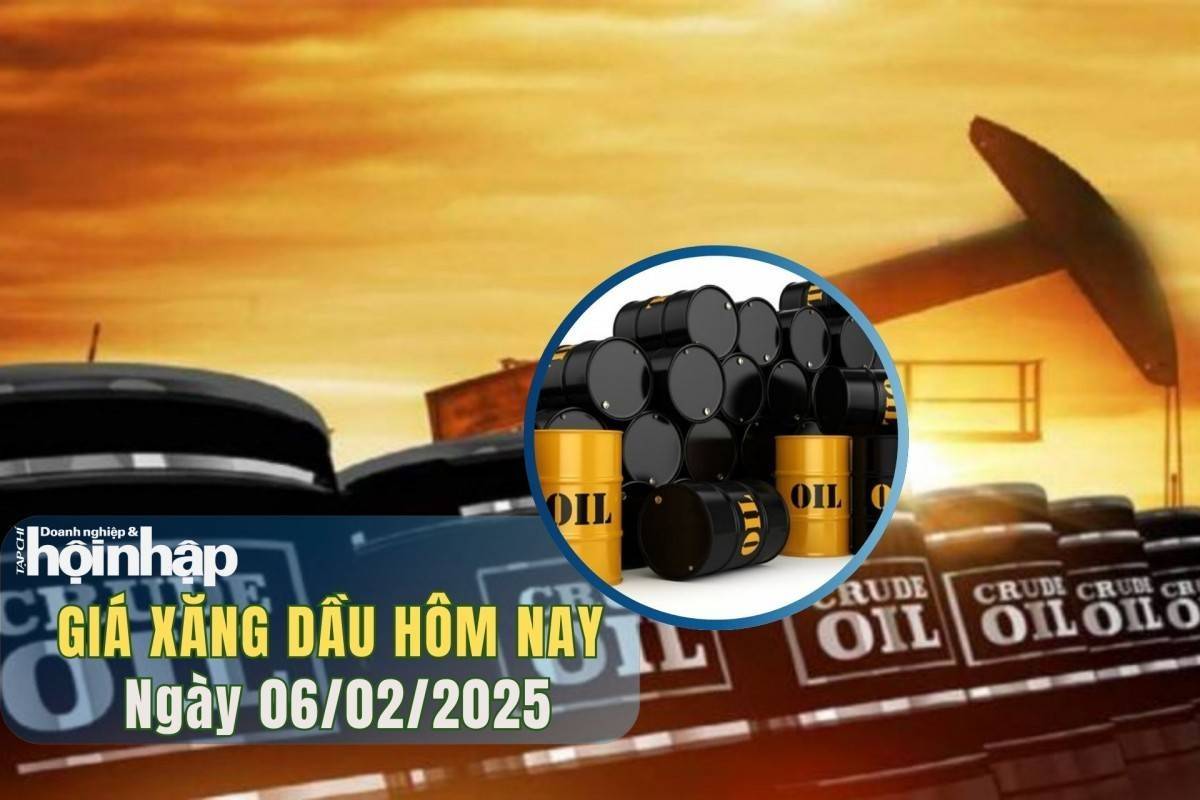 Giá xăng dầu hôm nay 6/2: Giá dầu WTI và Brent đồng loạt giảm