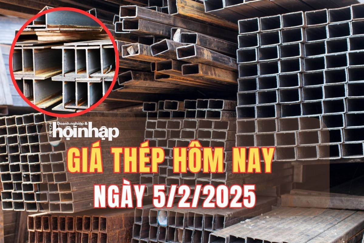 Giá thép hôm nay 5/2: Giá thép quốc tế giữ đà giảm, thép trong nước ổn định