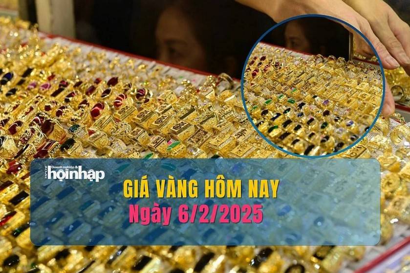 Giá vàng hôm nay 6/2: Vàng nhẫn tăng dựng đứng trước ngày vía Thần Tài