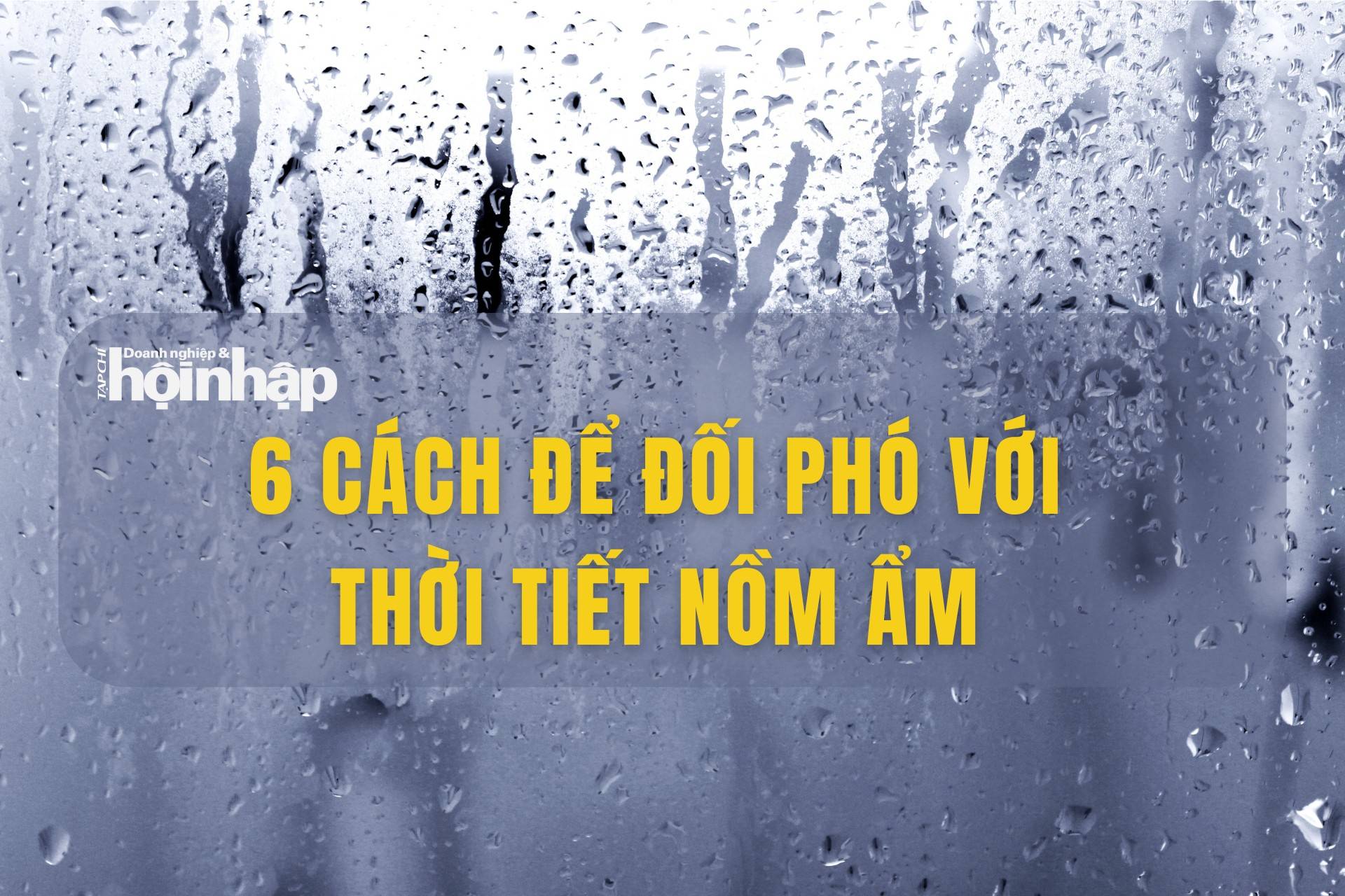 6 cách để đối phó với thời tiết nồm ẩm