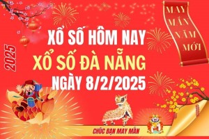 XSDNA 8/2, Kết quả xổ số Đà Nẵng hôm nay 8/2/2025, Trực tiếp XSDNA ngày 8 tháng 2