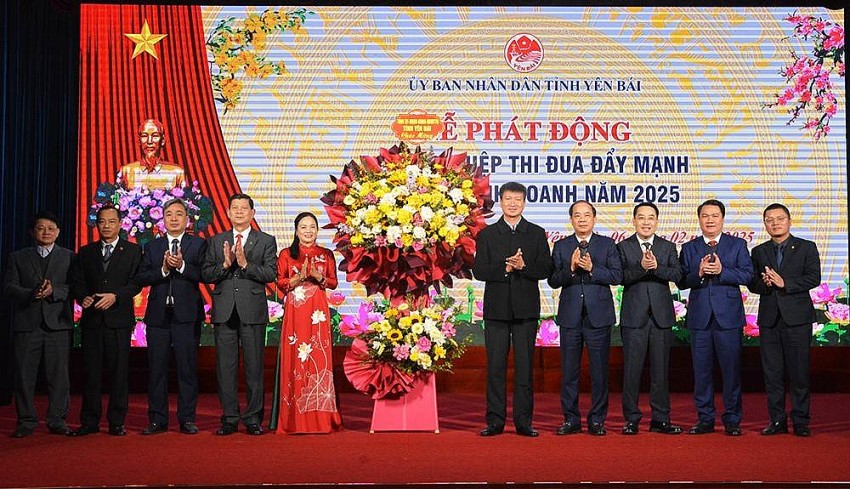 Yên Bái: Khối doanh nghiệp phát động thi đua đẩy mạnh sản xuất kinh doanh năm 2025