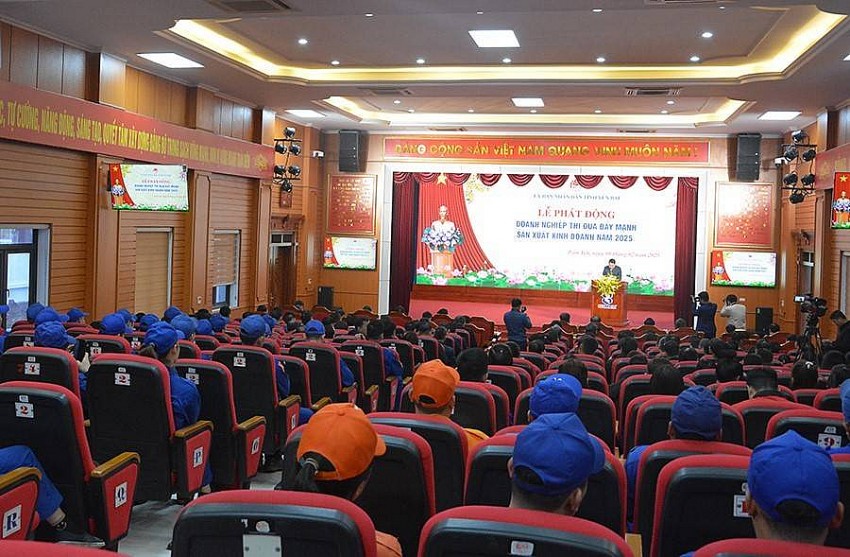 Yên Bái: Khối doanh nghiệp phát động thi đua đẩy mạnh sản xuất kinh doanh năm 2025