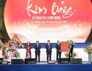 Công bố nghị quyết thành lập thị xã Kim Bảng, tỉnh Hà Nam