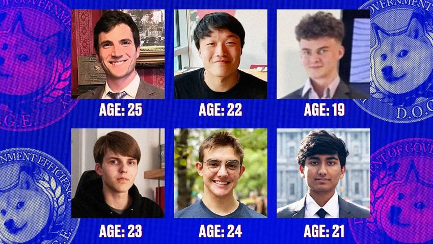 Chân dung 6 kỹ sư trẻ dưới 25 tuổi trong DOGE do tỷ phú Elon Musk chiêu mộ Chân dung 6 kỹ sư trẻ dưới 25 tuổi trong DOGE do tỷ phú Elon Musk chiêu mộ
