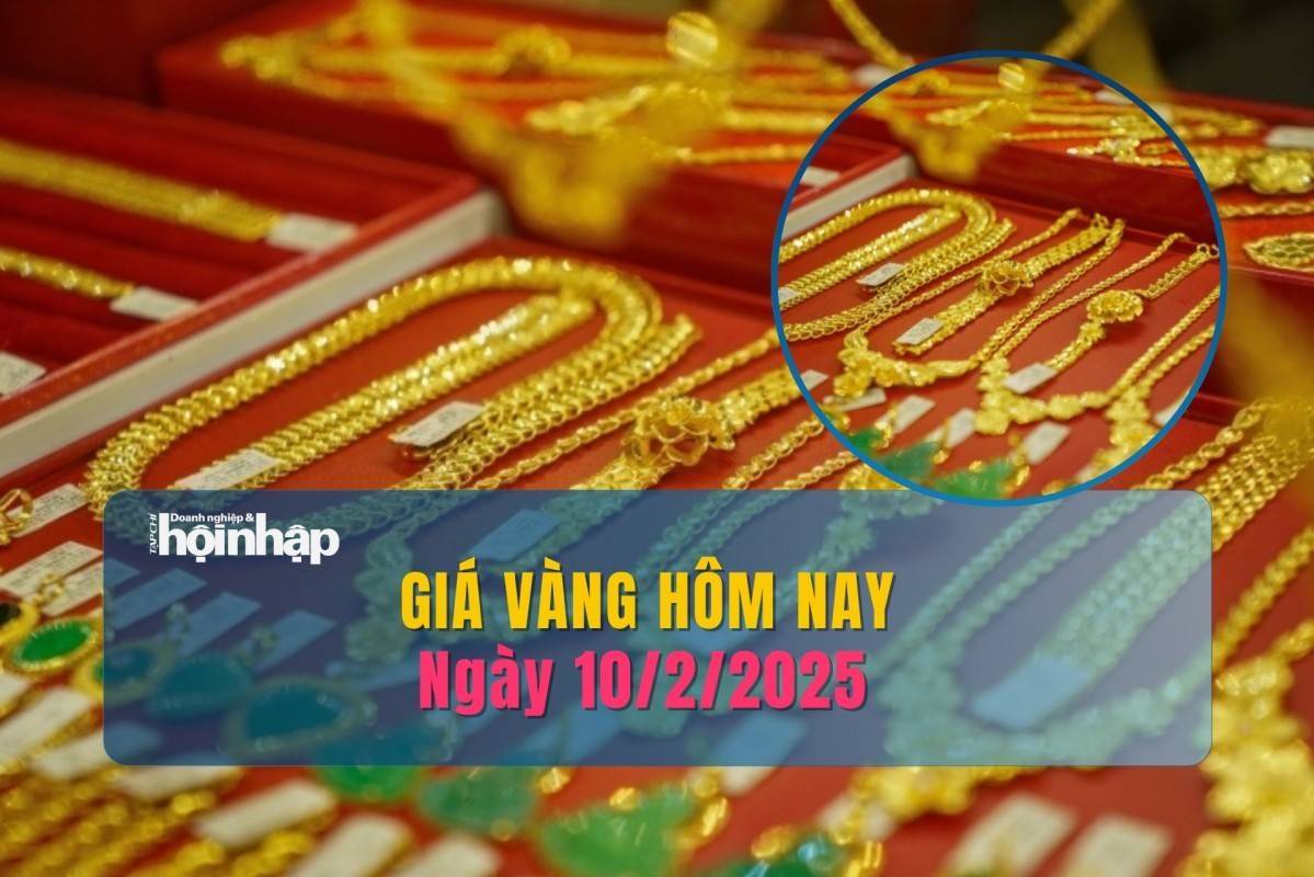 Giá vàng hôm nay 10/2: Vàng miếng tăng mạnh hơn 90 triệu đồng/lượng