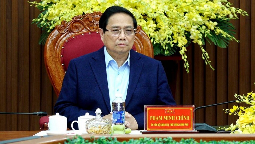 Thủ tướng Chính phủ Phạm Minh Chính chủ trì buổi làm việc