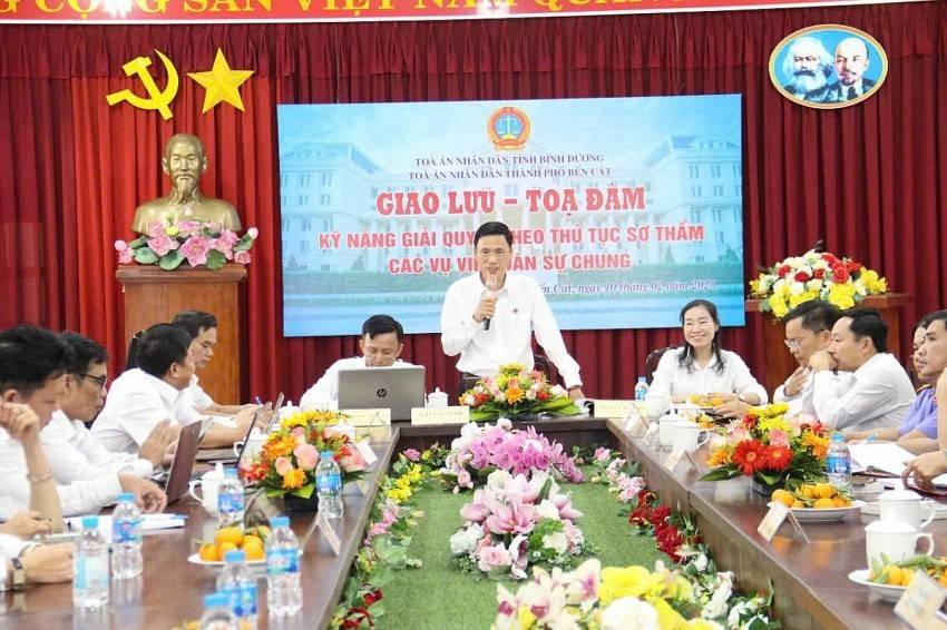 TAND TP. Bến Cát (Bình Dương): Nâng cao kỹ năng giải quyết vụ việc dân sự sơ thẩm