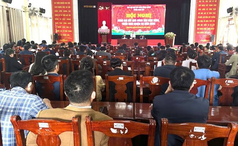 Ban chỉ đạo Cải cách hành chính huyện Nghi Lộc tổ chức Hội nghị đánh giá kết quả công tác năm 2024 và triển khai nhiệm vụ năm 2025.  Ban chỉ đạo Cải cách hành chính huyện Nghi Lộc tổ chức Hội nghị đánh giá kết quả công tác năm 2024 và triển khai nhiệm vụ năm 2025.