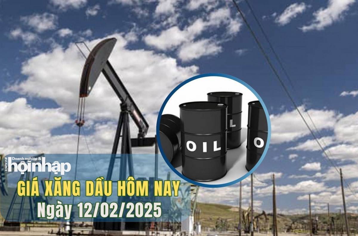 Giá xăng dầu hôm nay 12/2: Dầu WTI giảm, dầu Brent tiếp tục tăng