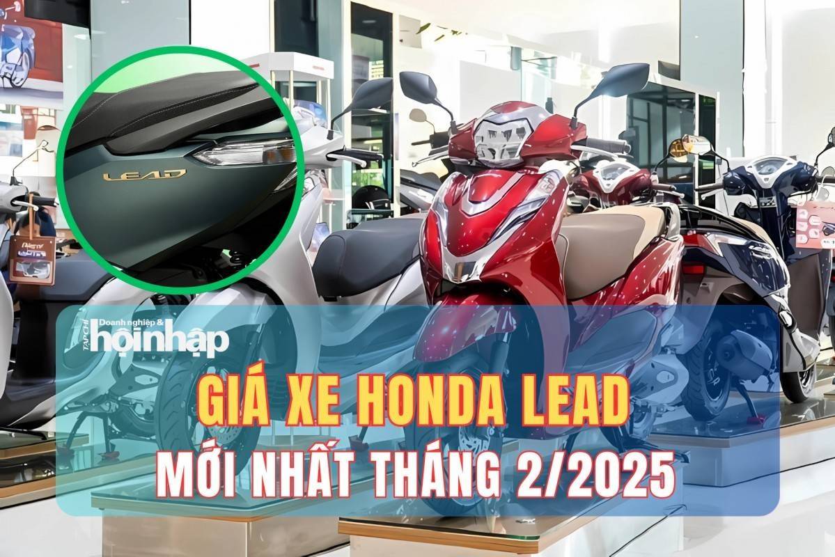 Giá xe máy Honda Lead mới nhất tháng 2/2025, giá xe Lead bản tiêu chuẩn từ 39 triệu đồng