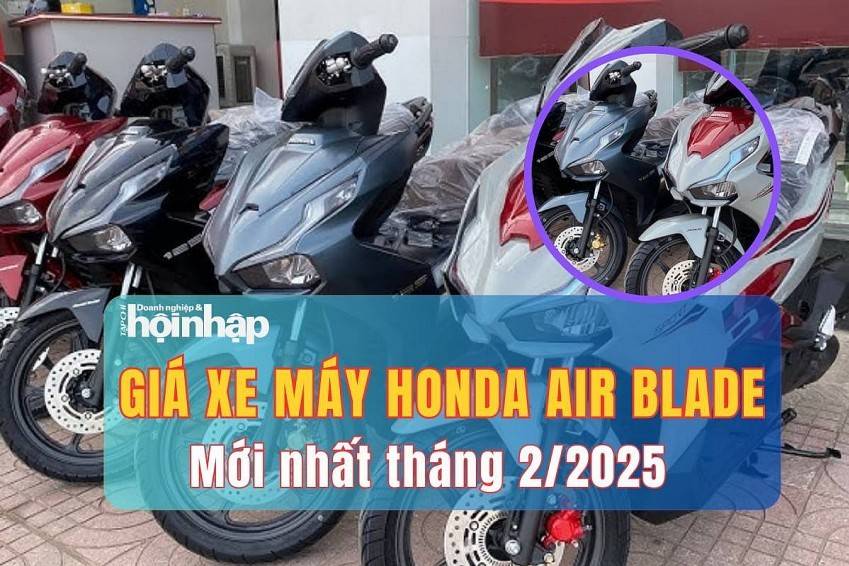 Giá xe máy Honda Air Blade mới nhất tháng 2/2025, giá xe Air Blade bản tiêu chuẩn từ 42 triệu đồng