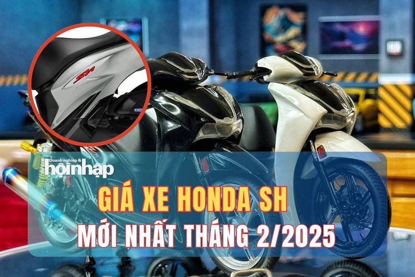Giá xe máy Honda SH mới nhất tháng 2/2025, giá xe SH bản tiêu chuẩn từ 59 triệu đồng