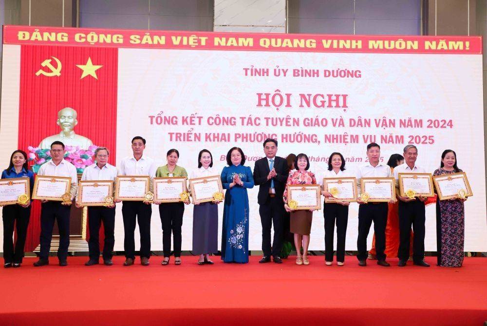 Bình Dương triển khai công tác Tuyên giáo và Dân vận năm 2025