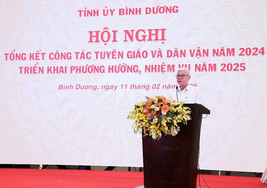 Bình Dương triển khai công tác Tuyên giáo và Dân vận năm 2025