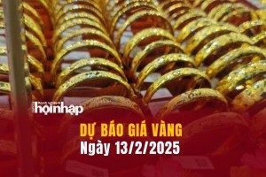 Dự báo giá vàng 13/2: Vàng nhẫn, vàng miếng đồng loạt giảm mạnh