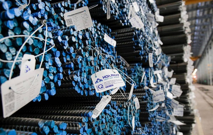 Thép xây dựng của Tập đoàn Hòa Phát. Ảnh: Hòa Phát.