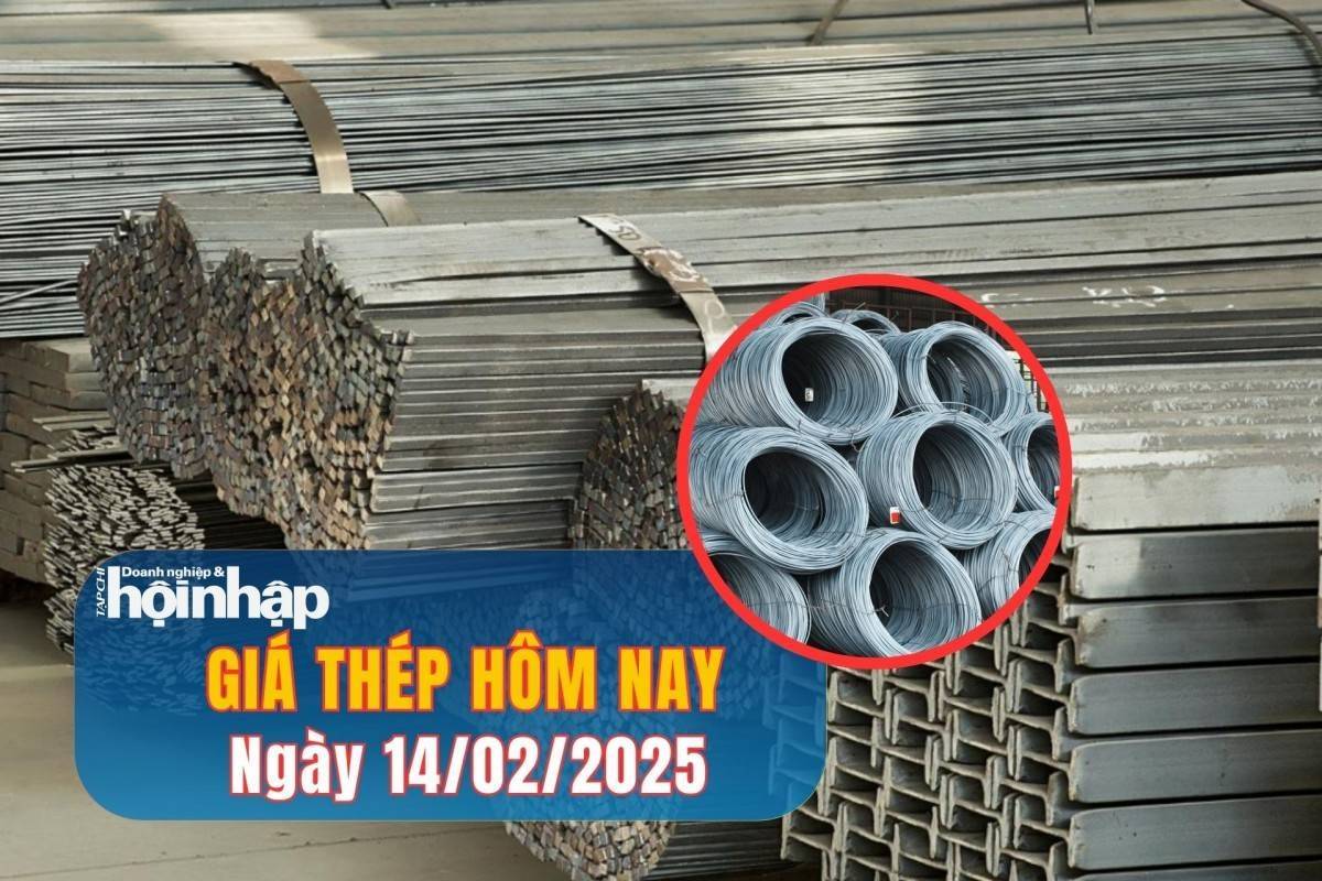 Giá thép hôm nay 14/2: Giá thép thế giới giảm, giá thép trong nước duy trì ổn định